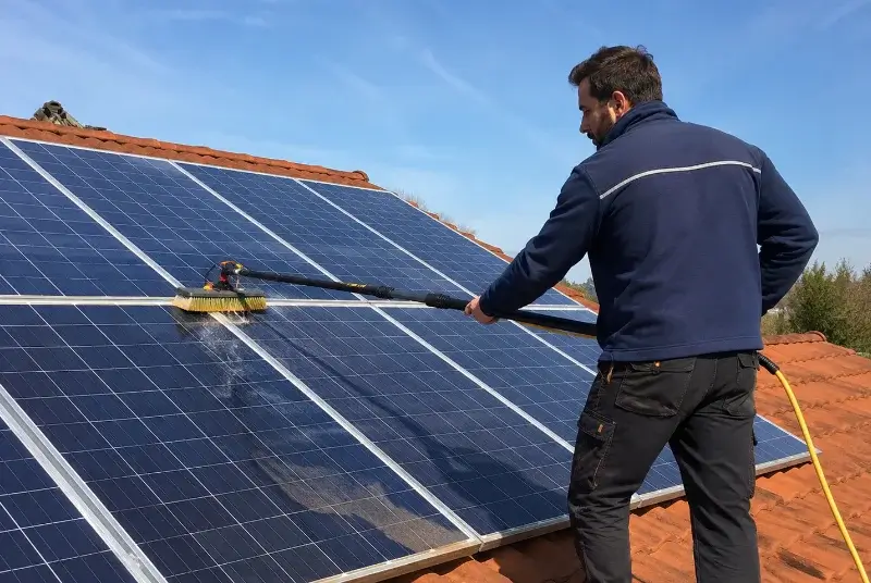 Nettoyage et entretien de panneaux solaires à Lagrave