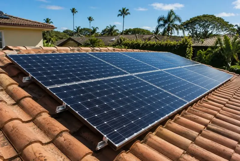 Installation de panneaux solaires à Lagrave